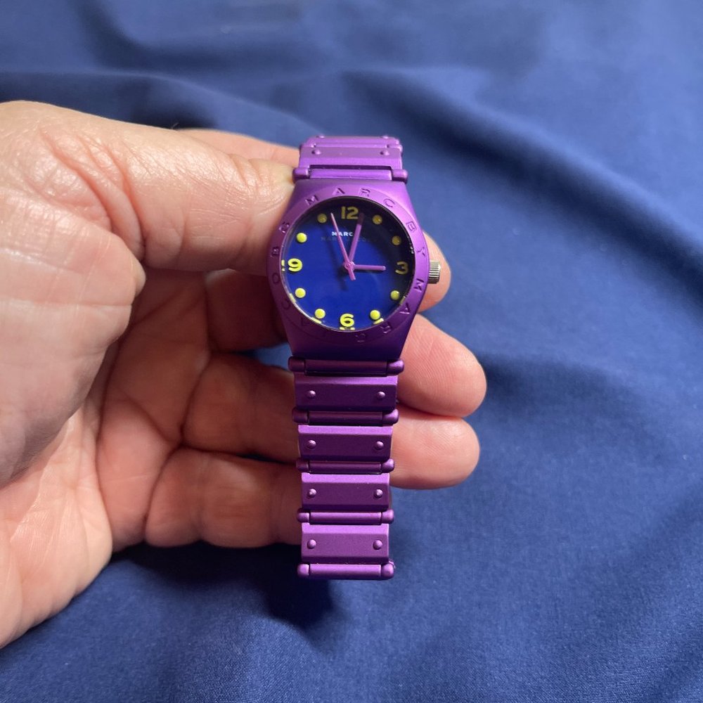 Preowned Marc Jacobs Purple Watch